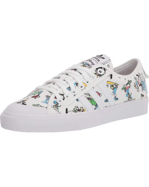 adidas nizza disney sport goofy white