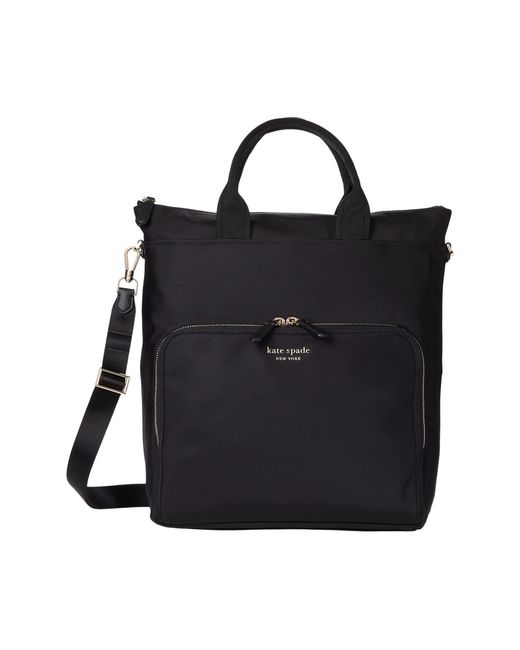 Convertible B968 BL Med Side Entry Backpack- Black Nylon with Fabric A –  GreatBags & Maple Leather