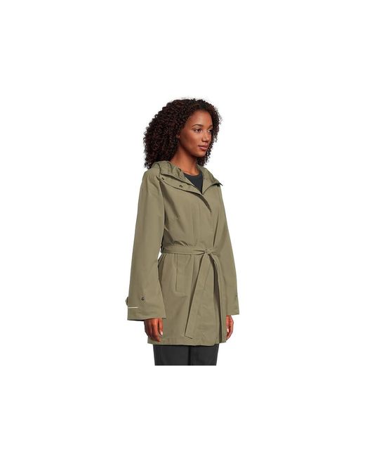 Columbia Green Here And Theretm Iii Trench Jacket Coat, Mesh/Polyester