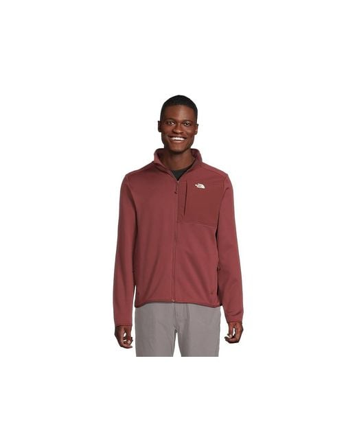 The North Face Red Tnf Performance Fleece Full Zip Jacket Jacket, Elastane/Polyester for men