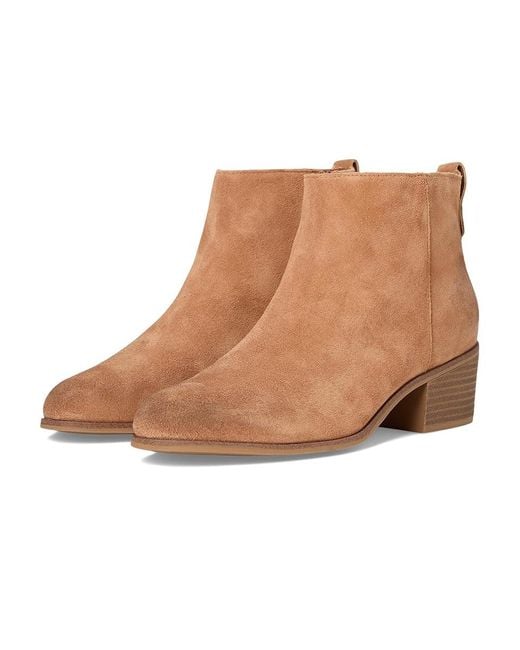 Dr. Scholls Brown Anya Zip Short Boots Boots, Leather/Suede