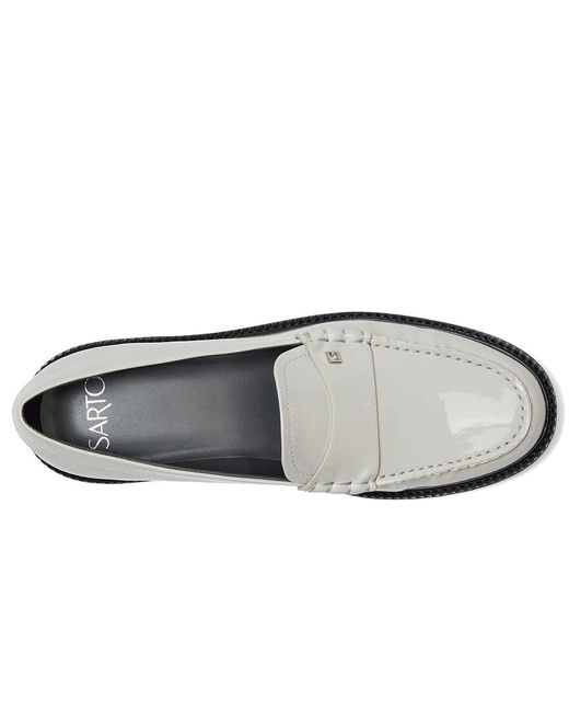 Franco Sarto Black A-Saffron Flat Shoes, Faux Leather