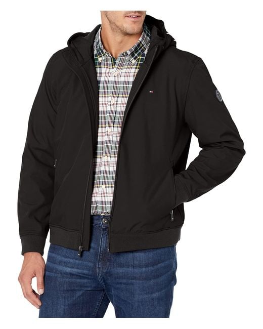 Tommy Hilfiger Synthetic Lightweight Active Water Resistant Hooded Rain