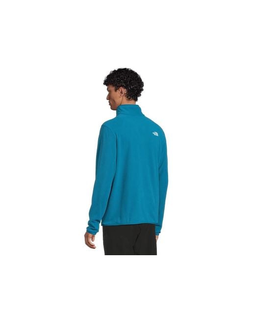 The North Face Blue Glacier Fleece 1/4 Zip Jacket Jacket, Polyester for men