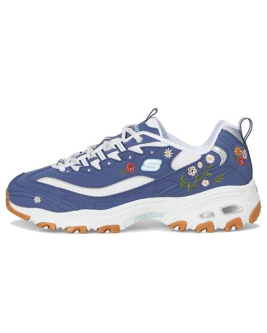 Skechers Blue D'Lites-Spring Bloom Shoes 10 B