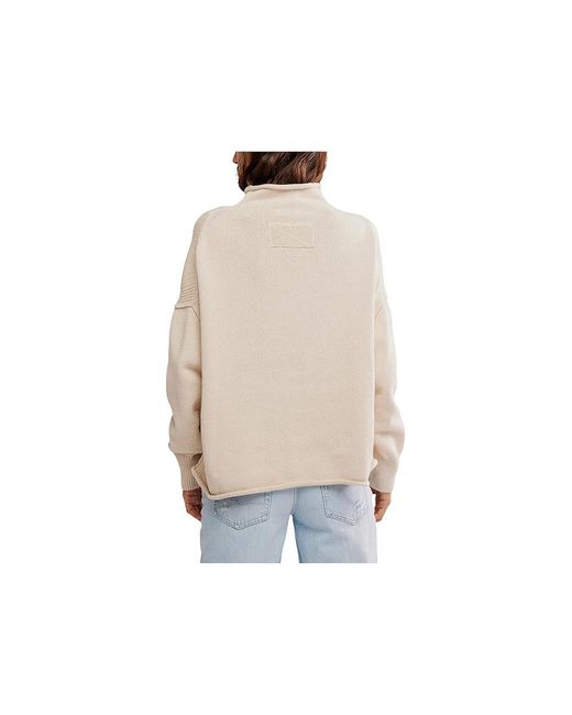 Free People Multicolor We The Free Torres Roll Neck Sweater Sm 4-6) Cotton