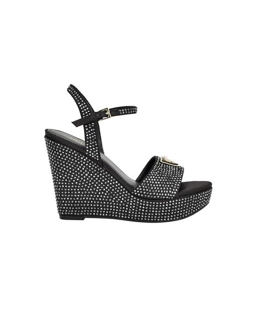 Guess Black Hippa Sandals
