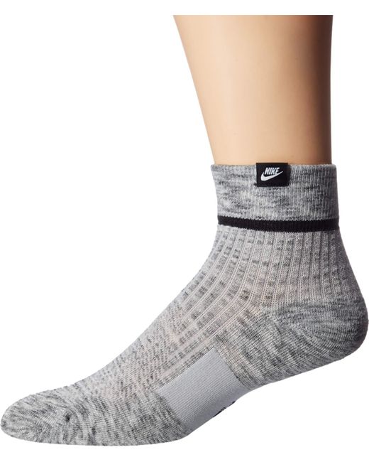 Nike Sneaker Sox Essential Ankle Socks 2-pair Pack in Gray | Lyst