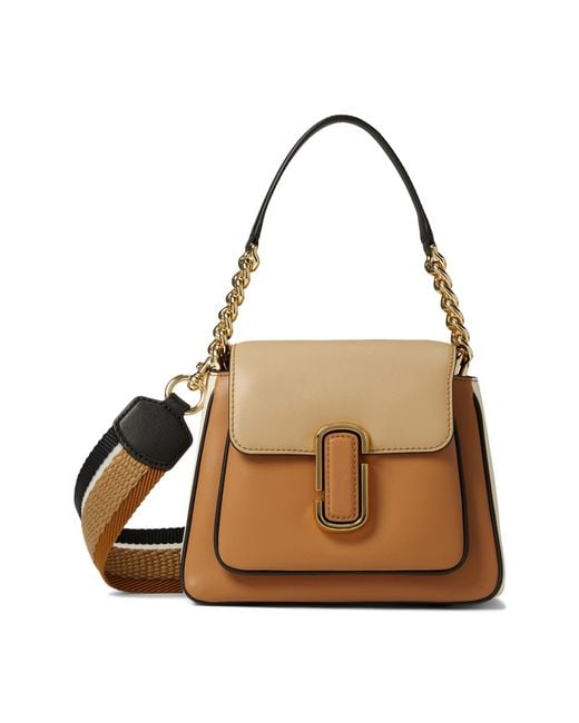 Marc Jacobs The Mini Chain Satchel in Brown Lyst
