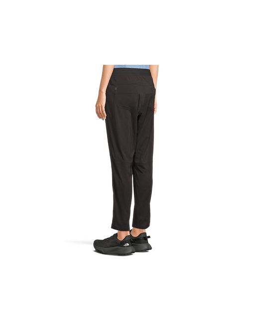 L.L. Bean Black Vista Camp Slim Leg Pants Jumpsuit & Rompers One Piece, Denim/Nylon/Spandex