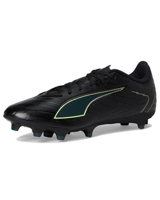 PUMA Black Ultra 6 Play Firm, Artificial Ground Soccer Cleats Soccer Shoes/Fizzy Light/ Terrain 9.5 D for men