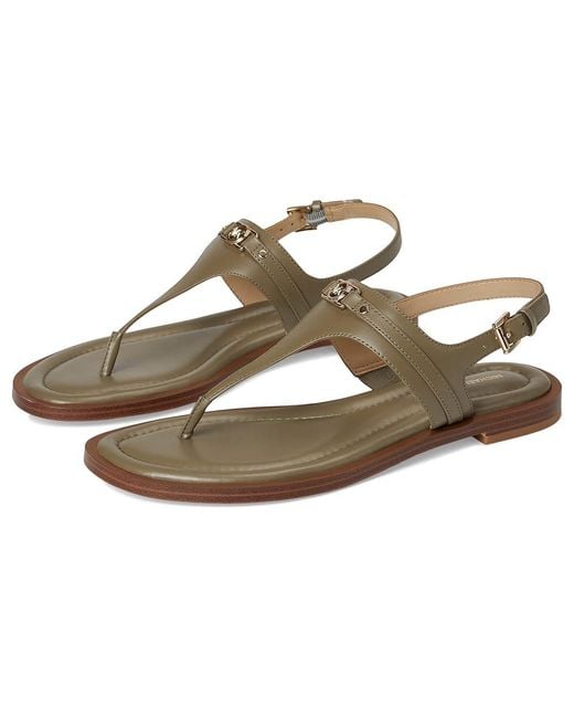 MICHAEL Michael Kors Metallic Mandy Thong Sandal Sandals, Synthetic