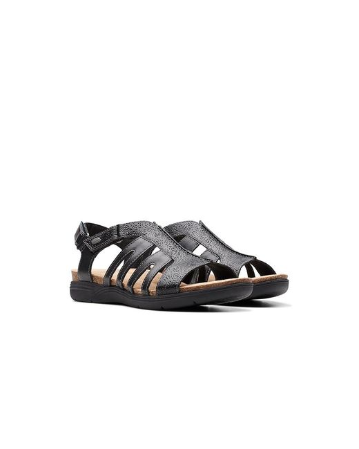 Clarks Black April Belle ( Leather) Sandals