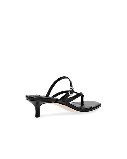 Steve Madden Black Jessa ( Leather) Sandals