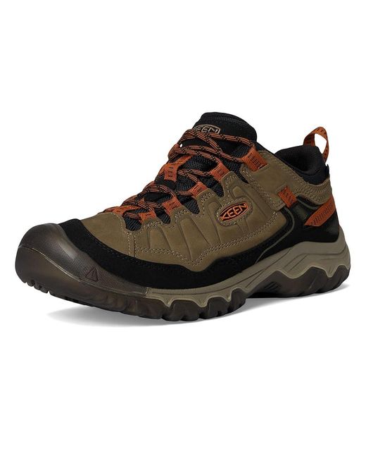 Keen Black Targhee 4 Vent Durable Breathable Climbing Shoes Sea Turtle/Roasted Pecan 9 D for men