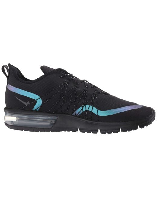 Nike Air Max Sequent 4 Utility Running Shoes in Black for Men | Lyst