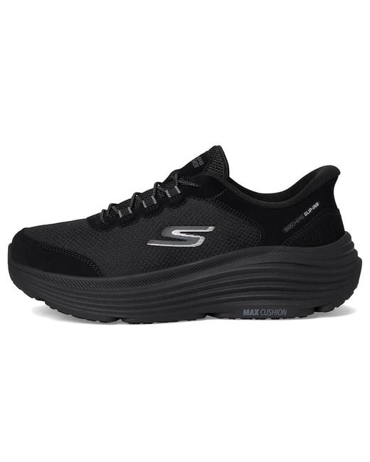 Skechers Black Max Cushioning Endeavour Cardova Hands Free Slip-Ins Shoes 5 B