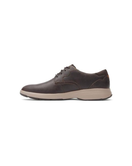 Rockport Brown Noah Plain Toe (Dark) Lace-Up Boots for men