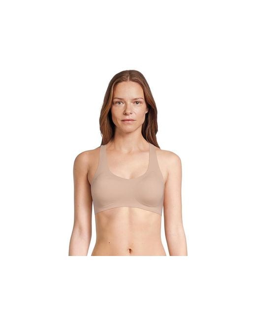 Calvin Klein Black Invisibles Lightly Lined Racerback Bralette Bra Lg 12-14) Elastane/Polyamide