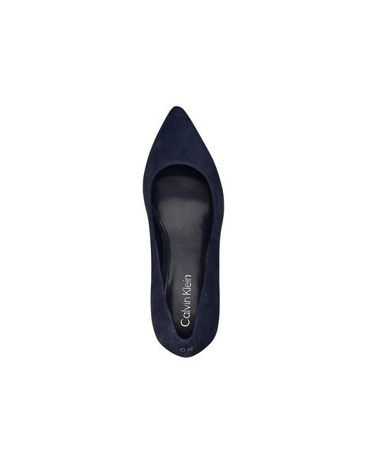 Calvin Klein Blue Lenott ( Suede) High Heels
