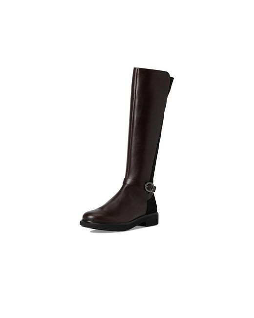 Ecco Black Metropole Amsterdam Tall Boots Boots Mocha/ Leather/Textile