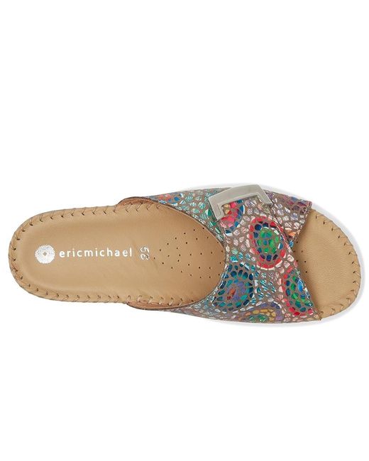Eric Michael Multicolor Agua Sandals Eu 37 (Us 6.5-7) M (B) Leather