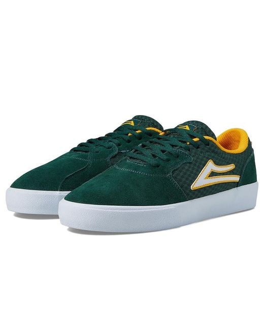 Lakai Green Cardiff Skate Shoes 14 D for men