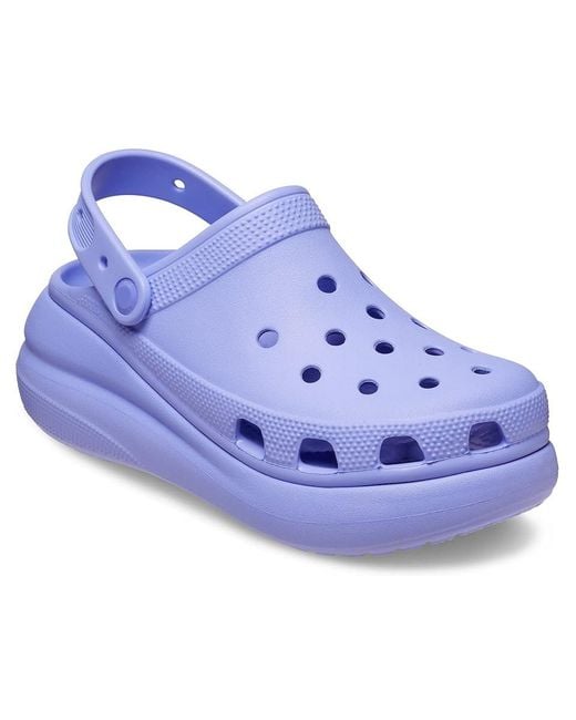 CROCSTM Blue Classic Crush Clog Shoes 7