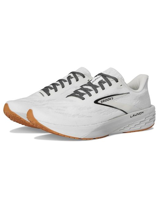 Brooks White Launch 11 Running Shoes/ 10.5 B