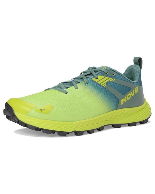 Inov-8 Blue Trailtalon Speed Running Shoes Lime/Forest, Rubber for men