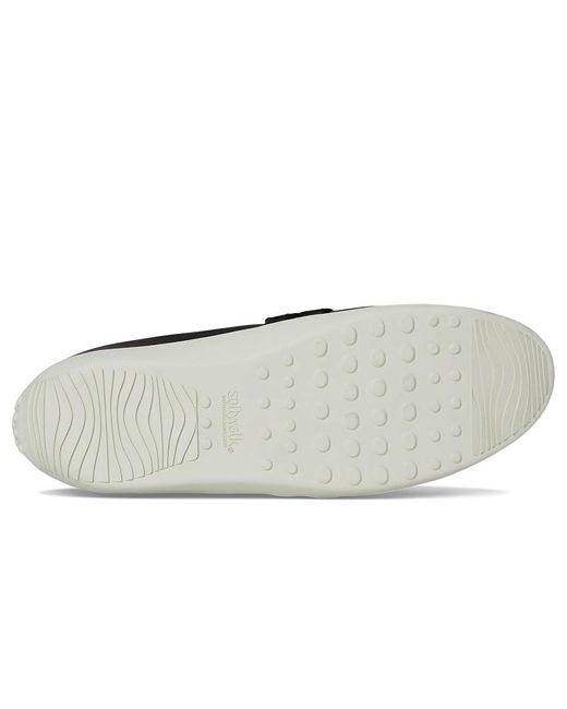 Softwalk® Black Devon Flat Shoes 8 N (A) Leather