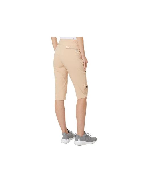 Jamie Sadock Blue 24.5 Skinnylicious Knee Capris (Creme Brulee) Capri