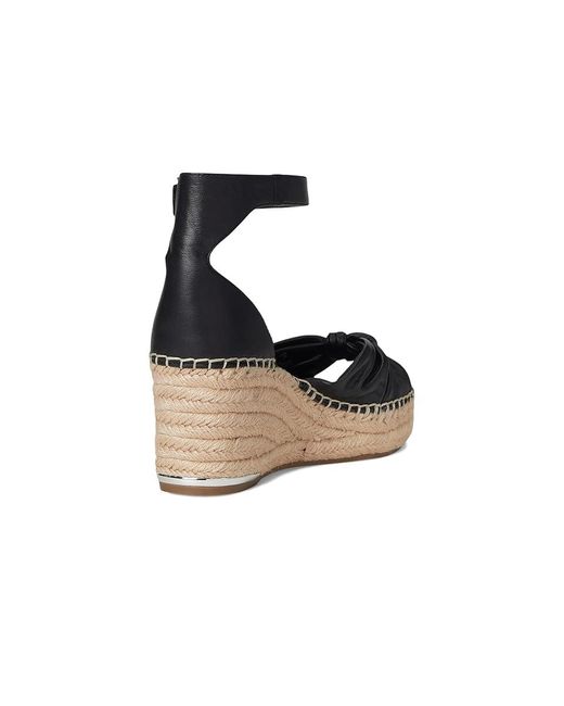 Franco Sarto Black Clementine Wedge Shoes, Leather