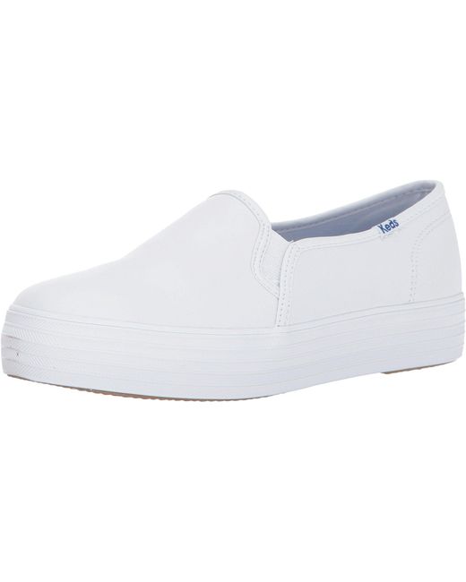 keds triple decker leather