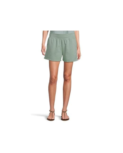 Mod-o-doc Black High Waist Shorts Shorts, Cotton/Spandex