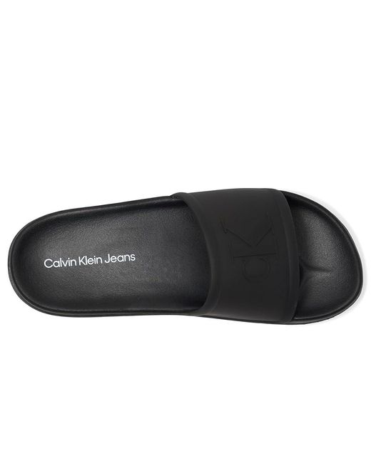 Calvin Klein Black Barli Sandals, Synthetic