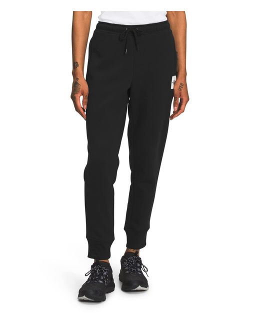 the north face box logo joggers