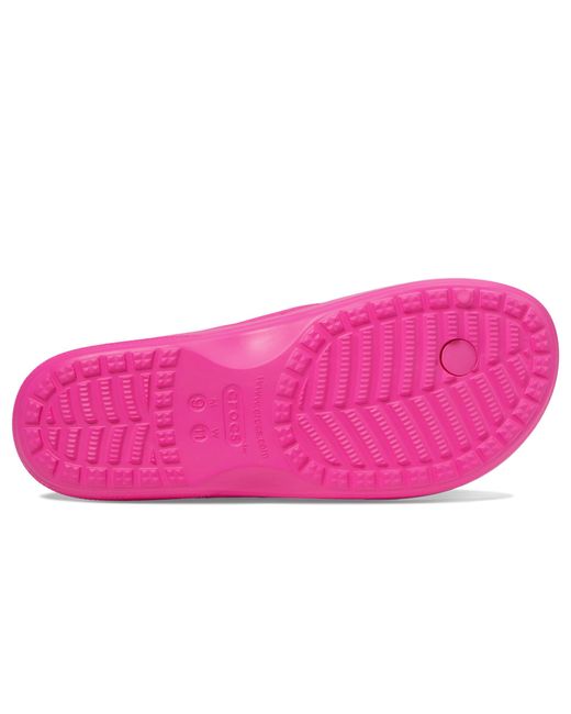 CROCSTM Pink Via Flips Sandals