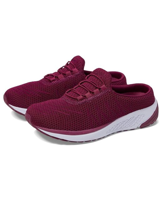 Propet Purple Tour Knit Slide (Wine) Shoes