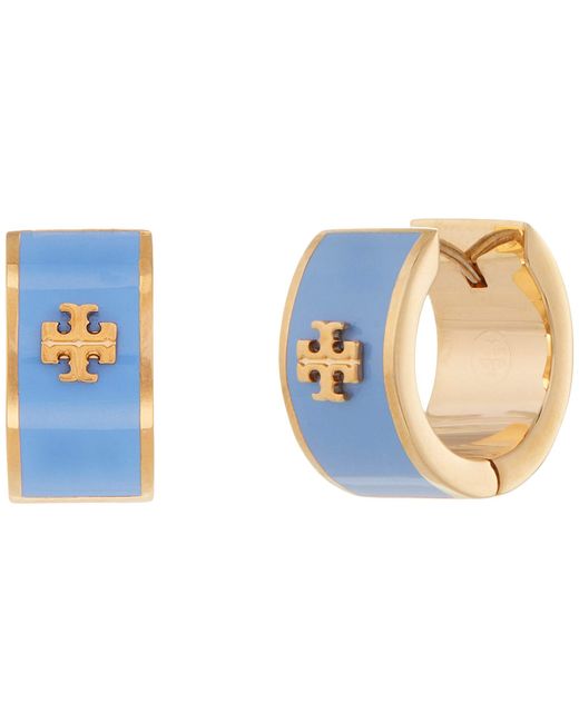 tory burch miller huggie hoop earrings