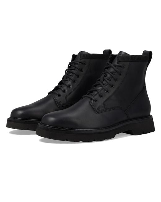 Cole Haan American Classics Plain Toe Boot Waterproof in Black for Men ...