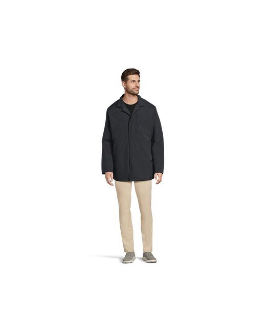 Johnston & Murphy Black Upton City Coat Jacket, Polyester for men