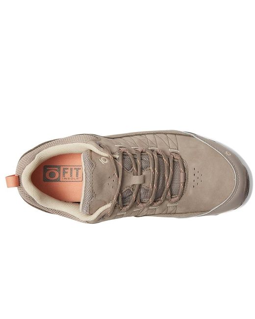 Oboz Metallic Ousel Low B-Dry (Cinder Stone) Shoes