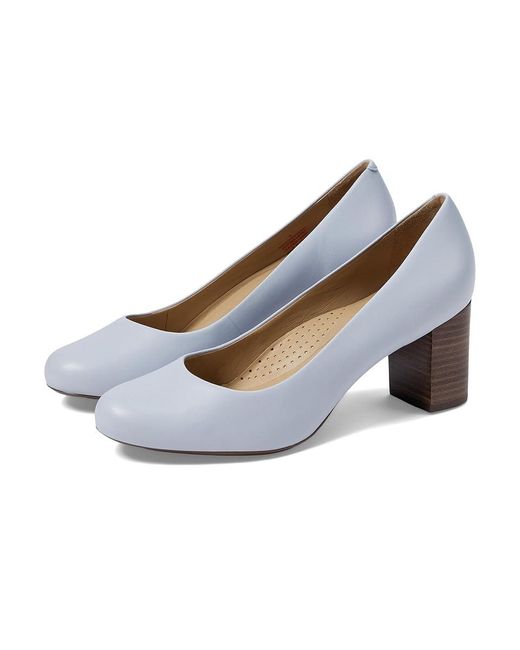 Marc Joseph New York Blue Midtown Pump (Powder Napa) Shoes