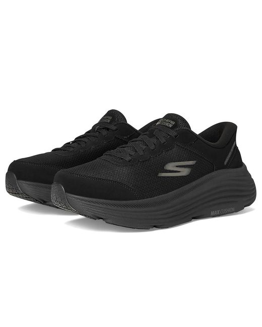 Skechers Black Hands Free Slip-Ins Max Cushioning Endeavour Running Shoes/ 7 D for men