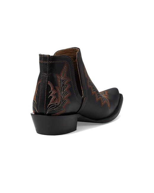 Ariat Black Dixon Low Heel Western Boot (Bohemian) Shoes