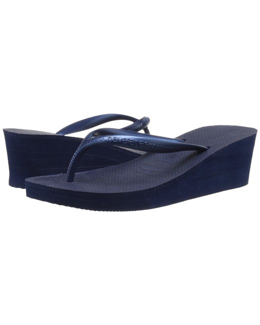 Havaianas High Fashion Flip Flops in Blue Lyst