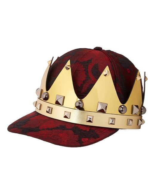 Dolce & Gabbana Multicolor Crown Baseball Cap for men