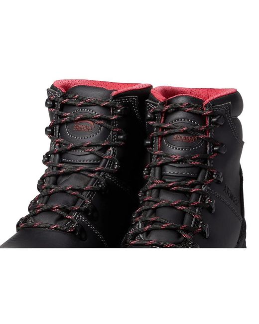 Avenger Work Boots Black Builder St Work Boots 6 D