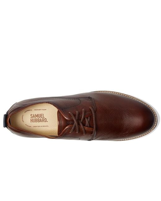 Samuel Hubbard Shoe Co. Brown Featherlight Founder Oxford Shoes for men